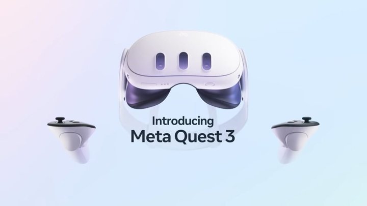 �uMeta Quest 3�v���N�H�ɔ�������BQuest 2��蔖�^���⍂�掿����MR�̌�������