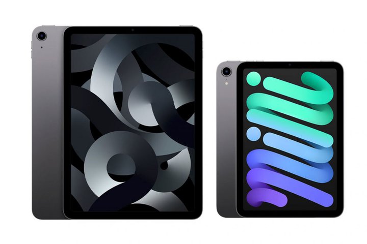 uiPad AirvƁuiPad miniv1߂lグB~̉e