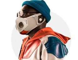 換気ファン/ノイキャンイヤホン搭載マスク「Xupermask」。もちろん光る
