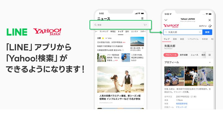 LINEAvuYahoo! vp\ɁB6{