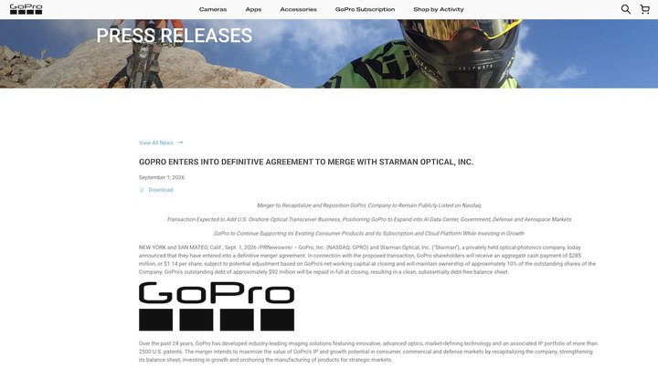 GoPro�A��Starman Optical�ƍ����ō��ӁB������90�������n��AI�E�h�q����֎��Ɗg��