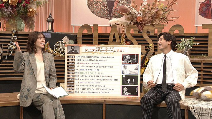 NHK E�e���A�N���V�b�NTV�w�ŋ��̉��y�v���f���[�T�[ �N�C���V�[�E�W���[���Y�x��11/5�����B21������