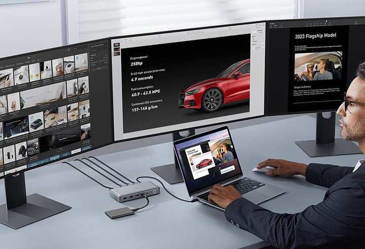 M1 Macɂ3ʂI AnkeruHDMI~2/DP~1vUSB-CnuCO\yGadget Gatez