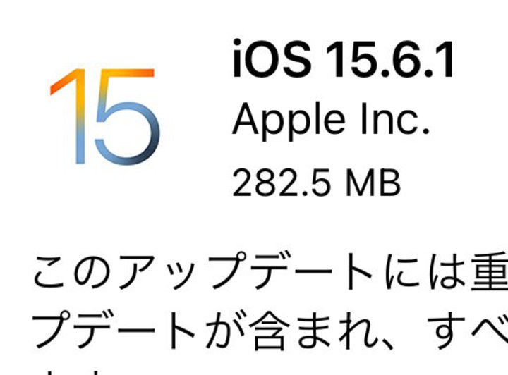 uiOS 15.6.1vuiPadOS 15.6.1v񋟊JnBdvȃZLeBAbvf[g