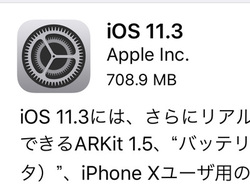 AbvAuiOS 11.3v񋟊JnBobe[ԂmF\ɁAAR