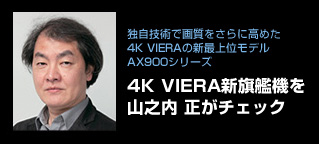 独自技術で画質をさらに高めた4K VIERAの新最上位モデルAX900
							シリーズ