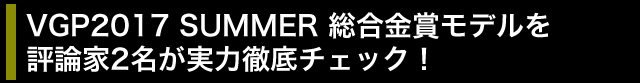 VGP2017 SUMMER �������܃��f����]�_��2�������͓O��`�F�b�N�I
